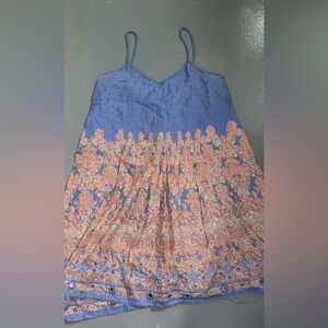 Topshop x Kate Moss Light Blue Design Dress Sprint Womens Size 6